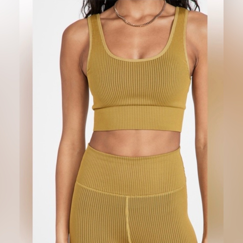 Good American Ribbed Seamless Bra 3/4
